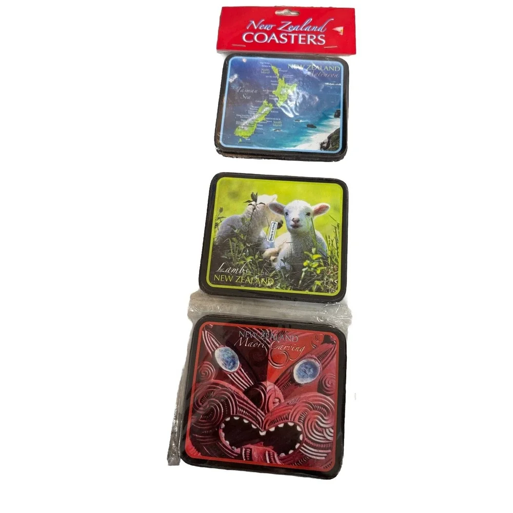New Zealand Coasters Set Of Six‎ (6) New